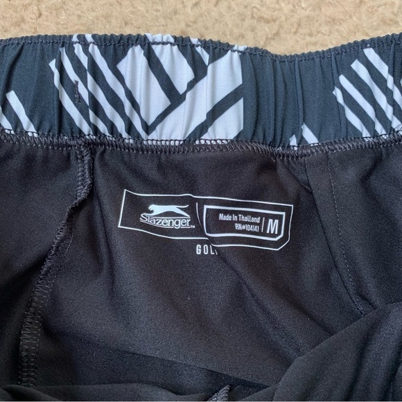 Slazenger golf black white print skort - Picture 4 of 8